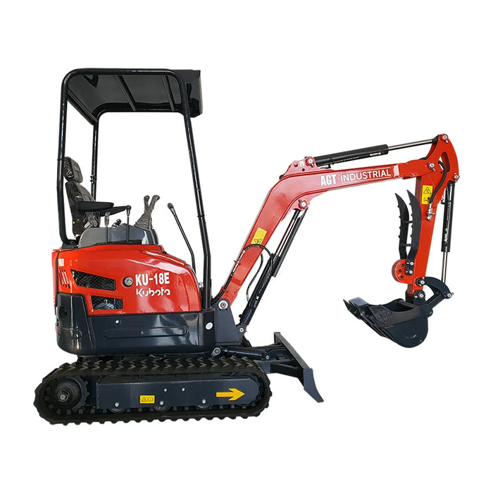 AGT-KU18E 1.8-Ton 13.5 HP Mini Excavator with Kubota Engine