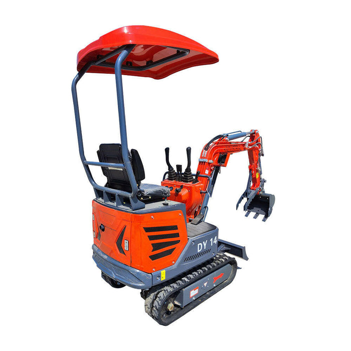 1.4 Ton Mini Excavator, Gasoline Engine (B&S), Gas w/ Upgraded Hydraulic System | AGT-DY14