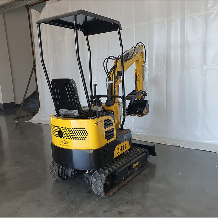 AGT 13.5 HP B&S 1-ton Mini & Small Excavator, Gasoline, With Thumb Clip For Sale | AGT-QH12