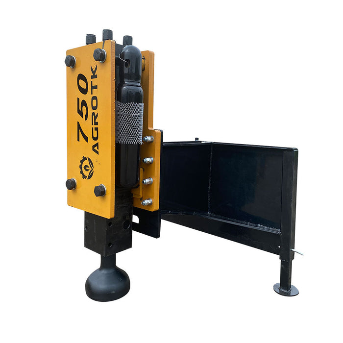 AGT-PD750 Skid Steer 750 Post Driver, 700 Ft/lb Energy Class, 500-900 BPM Blow Rate-agrotkindustrial