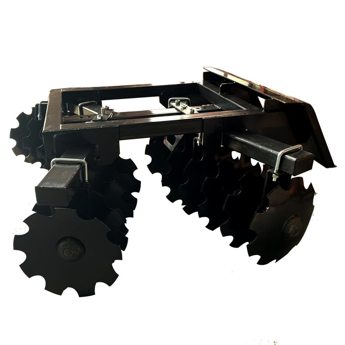 AGT-SSDH-5 78" Skid Steer Disc Harrow Attachment 18" Diameter Dotched Discs-agrotkindustrial