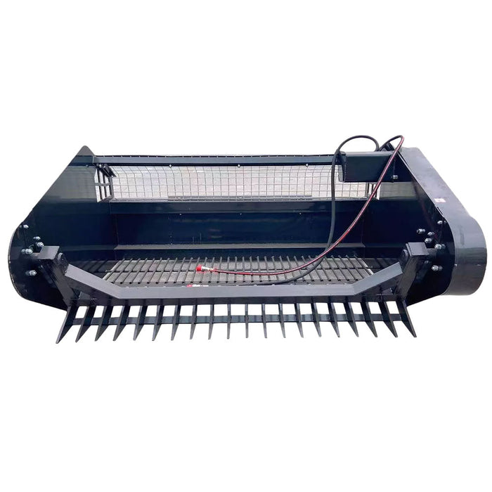 AGT-SSRPB80 80'' Skid Steer Hydraulic Rock Picker-agrotkindustrial