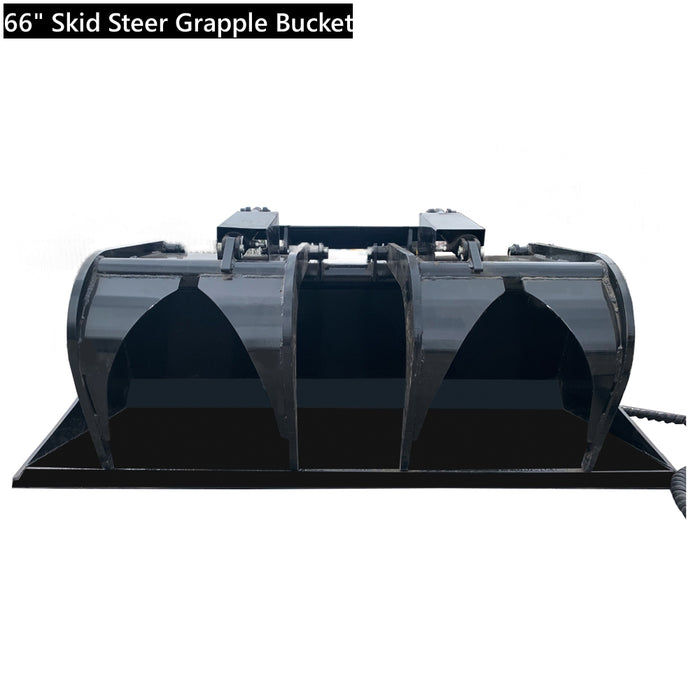 68" Skid Steer Grapple Bucket  | AGT-GB66-SS