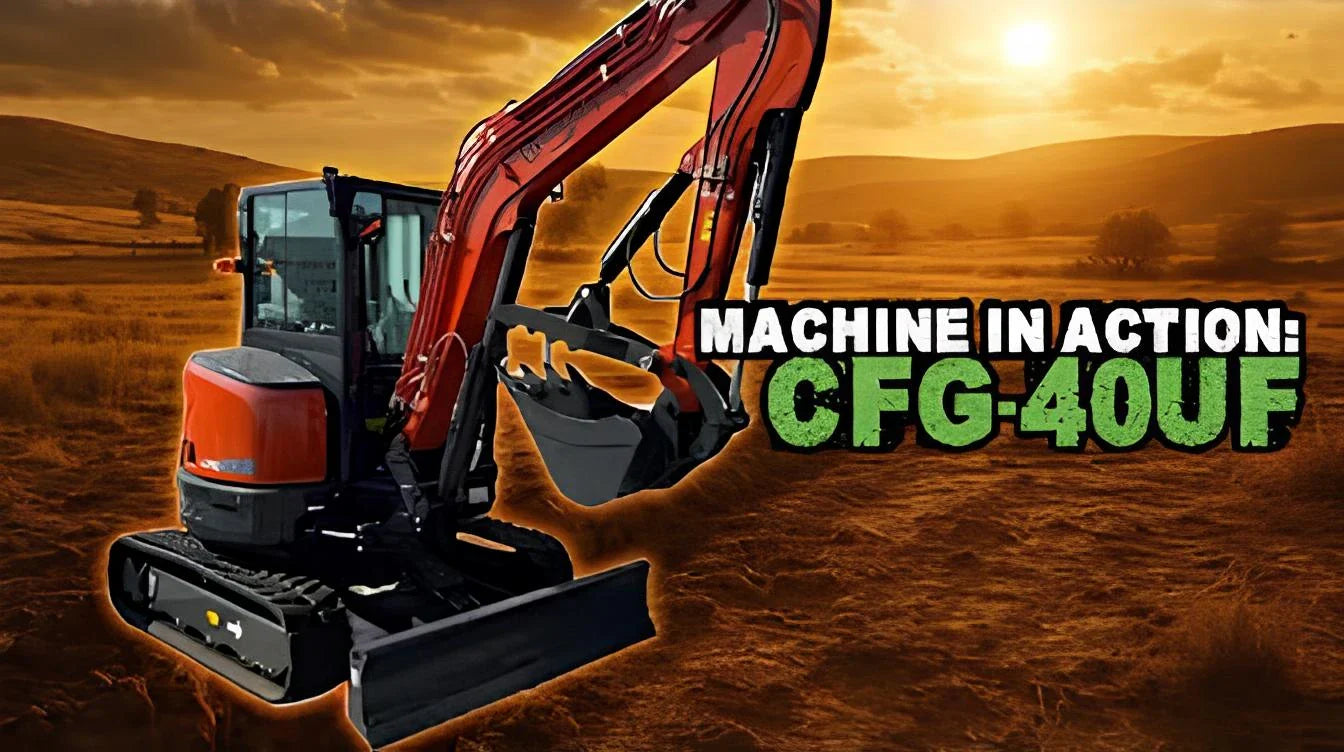 Machine in Action: CFG-40UF Mini Excavator