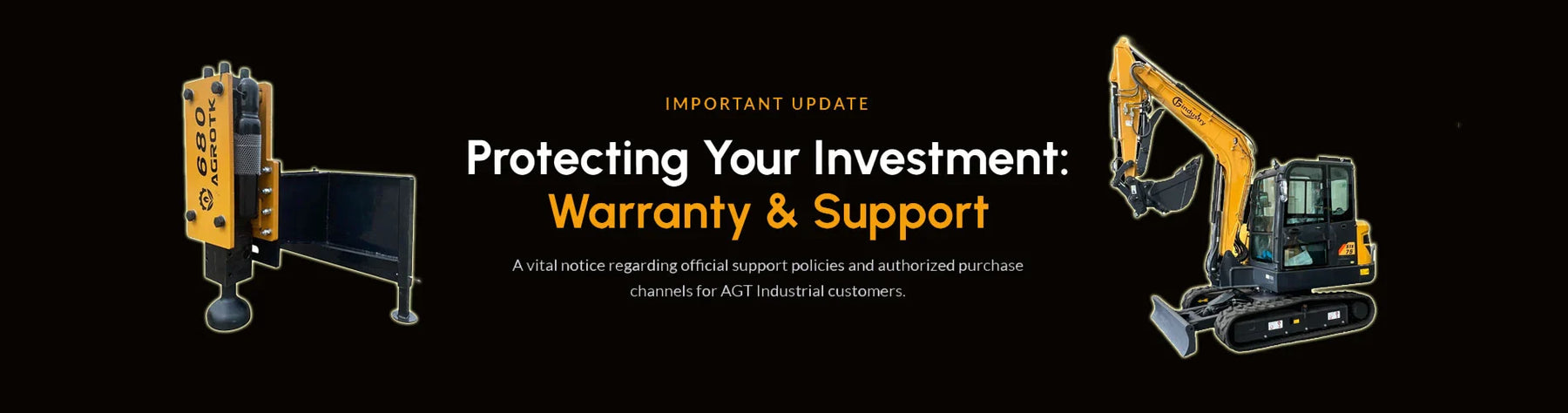 Important Notice: Ensuring Your AGT Industrial Warranty &amp; Official Support Is Valid