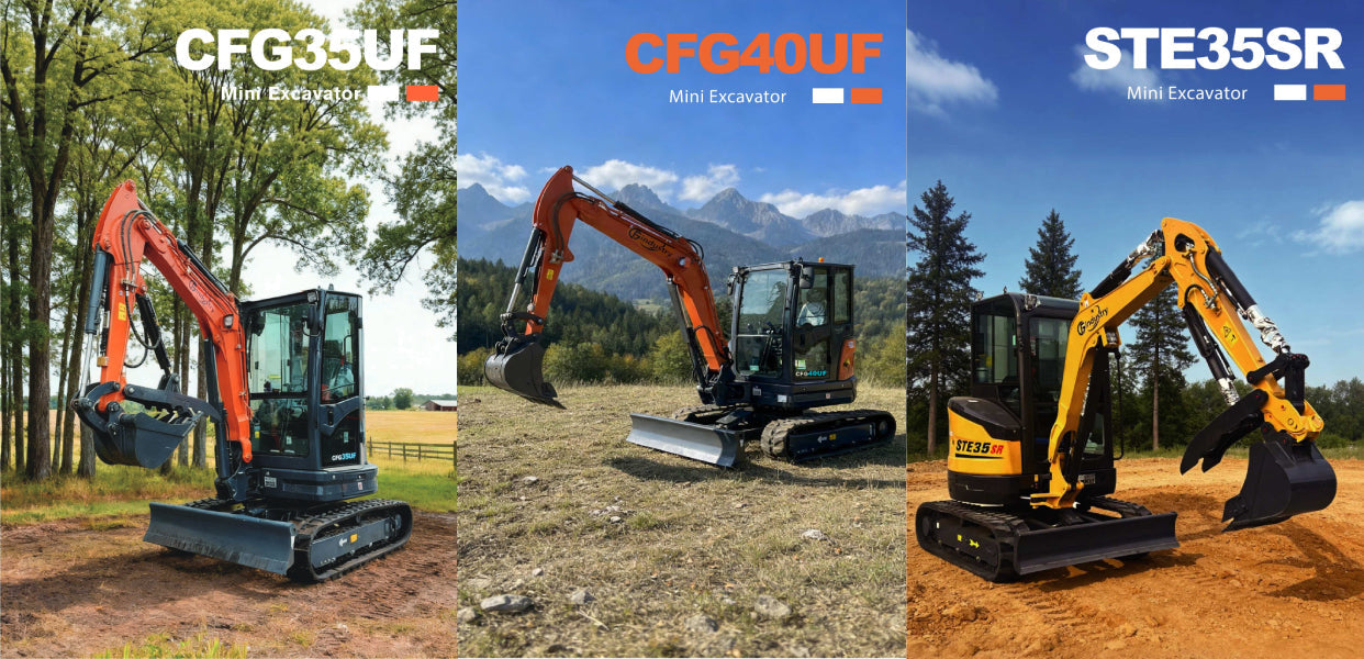 Versatility and Performance Combined: Explore Our CFG Series Mini Excavators