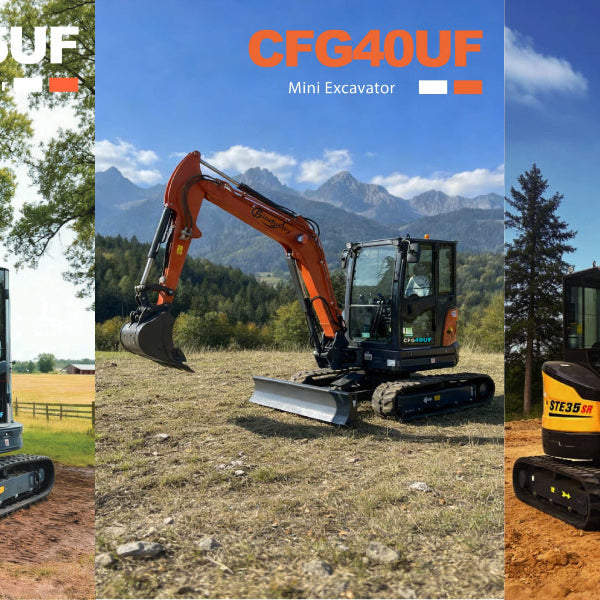 Versatility and Performance Combined: Explore Our CFG Series Mini Excavators