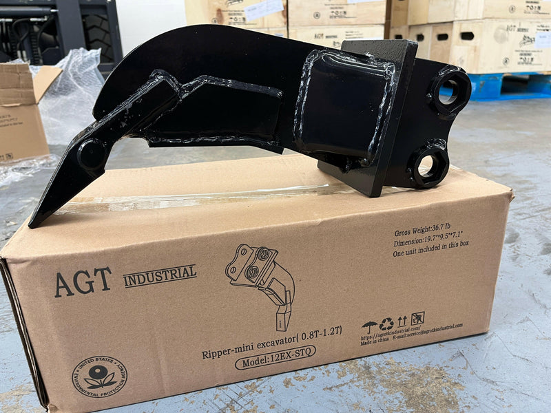 Ripper Attachment for 1-2 Ton Mini Excavators | AGT-12EX-STQ