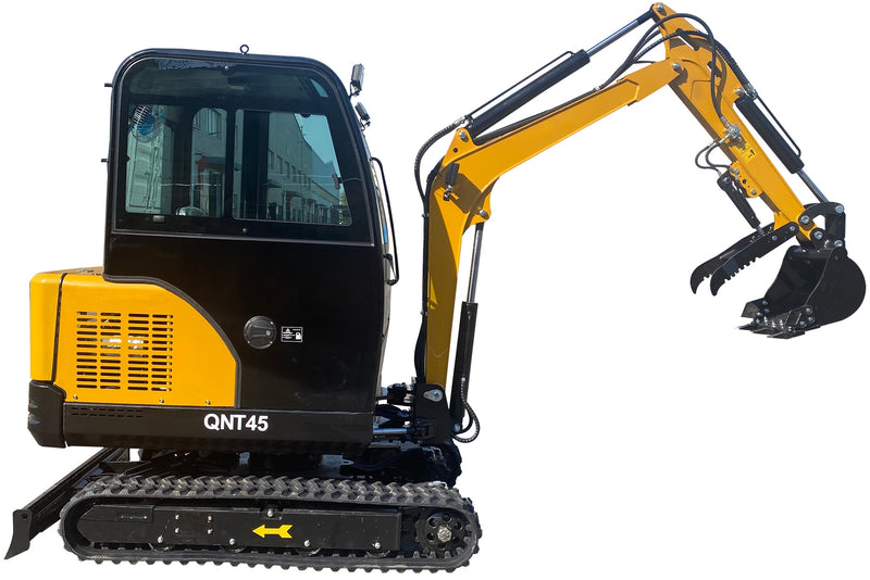 PILOT SYSTEM  Mini Excavator Digger with Wider Cab Kubota Engine EPA| AGT QNT45