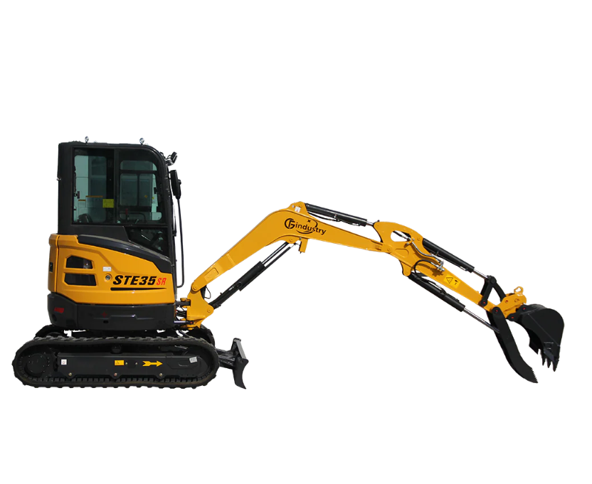 2.8 TON, YANMAR DIESEL ENGINE MINI EXCAVATOR WITH HYDRAULIC THUMBI CFG- STE35SR