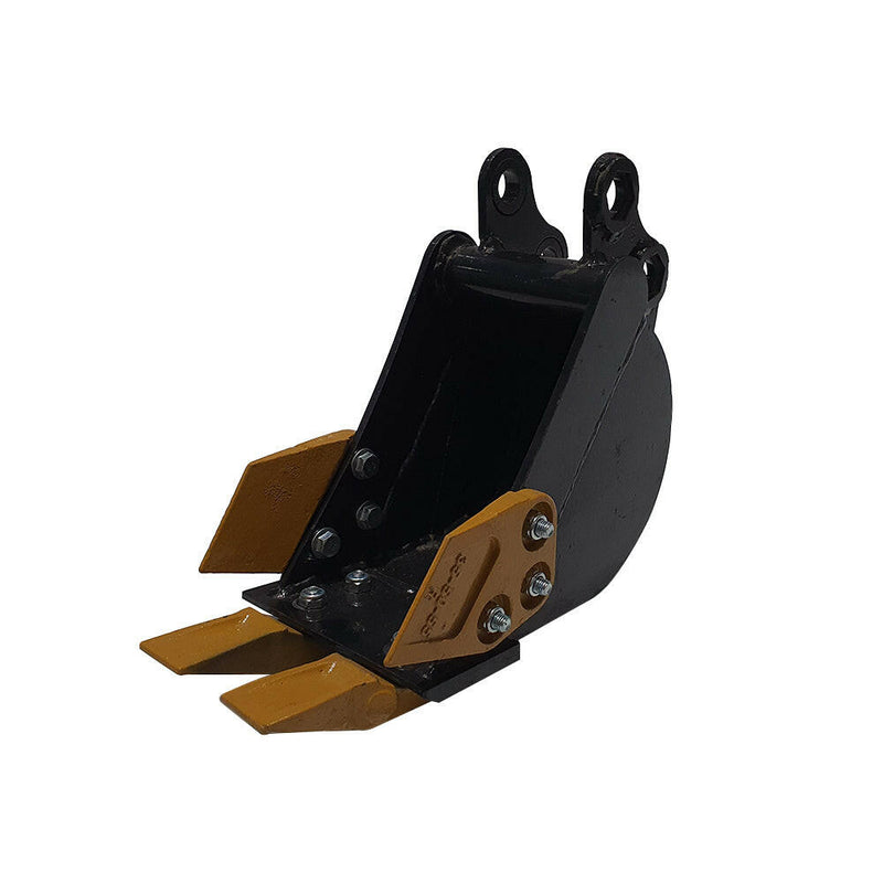 8" Bucket with tooth for 1-Ton 2-Ton Mini Excavator | 12EX-WD08