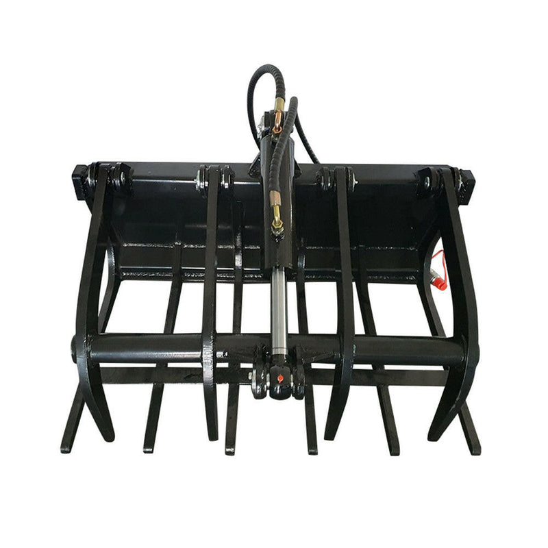 39" Hydrualic Grapple Mini Skid Steer Wood Grabber | AGT-M-HGB