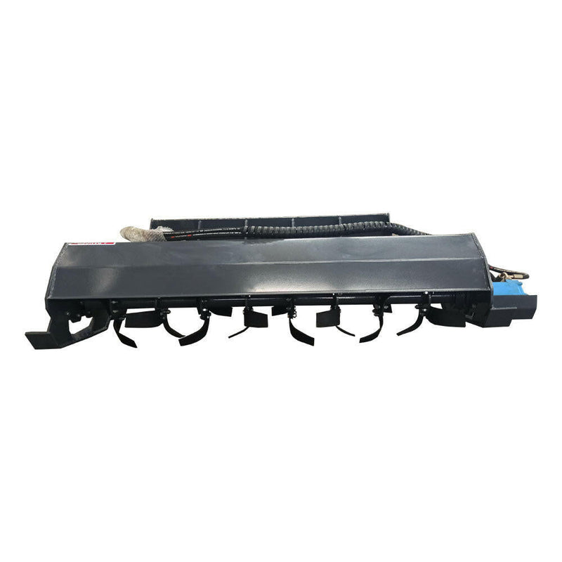 72 Skid Steer Hydraulic Tiller, 32Pcs Blade For Sale | AGT-ECSSTR072