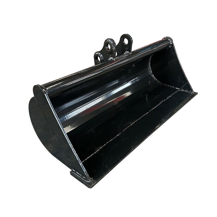 32"  Toothless Bucket For 1-2ton Mini Excavators | 12EX-WD32B