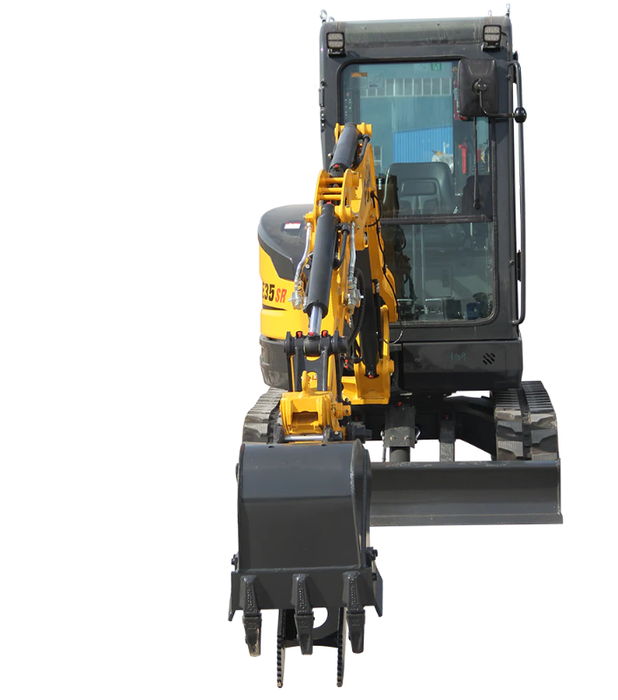 2.8 TON, YANMAR DIESEL ENGINE MINI EXCAVATOR WITH HYDRAULIC THUMBI CFG- STE35SR