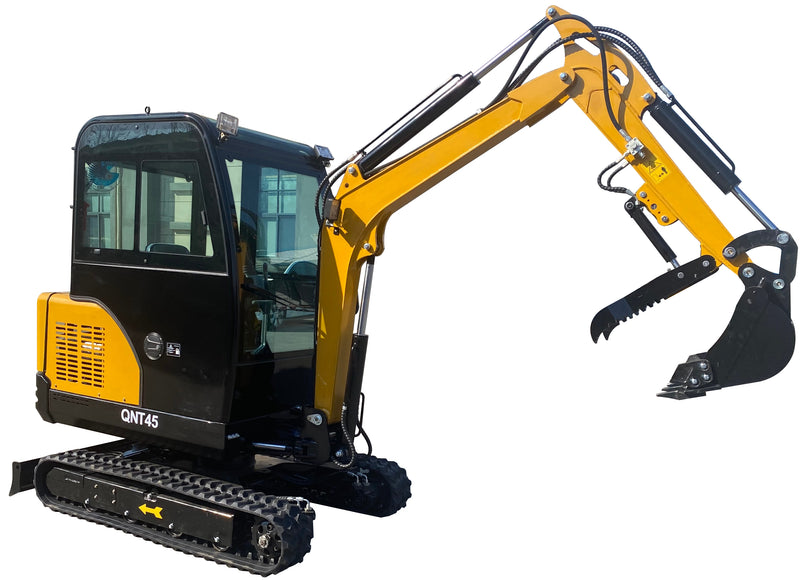 PILOT SYSTEM  Mini Excavator Digger with Wider Cab Kubota Engine EPA| AGT QNT45