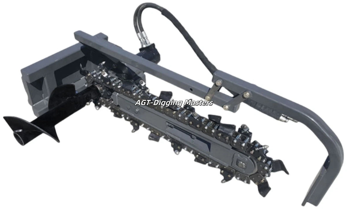 AGT MINI SKID STEER TRENCHER ATTACHMENT FOR LRT23 LBT23 KBT23 LOADER