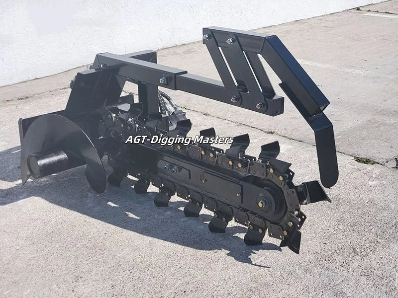 AGT MINI SKID STEER TRENCHER ATTACHMENT FOR LRT23 LBT23 KBT23 LOADER