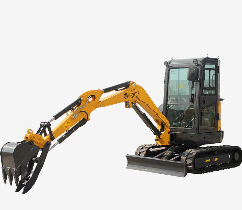 2.8 TON, YANMAR DIESEL ENGINE MINI EXCAVATOR WITH HYDRAULIC THUMBI CFG- STE35SR
