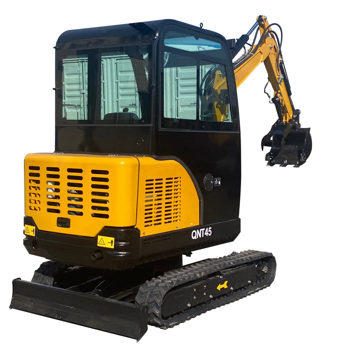 PILOT SYSTEM  Mini Excavator Digger with Wider Cab Kubota Engine EPA| AGT QNT45