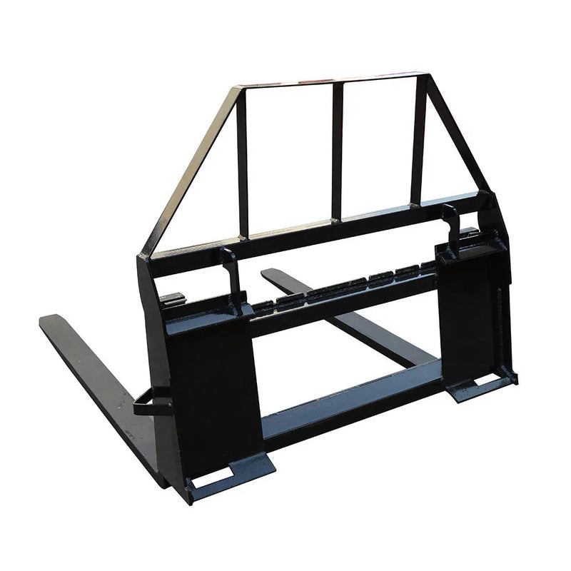 48 4000lbs Pallet Fork Frame W/ 48 Blades Attach for Skid Steer 48 4000lbs Pallet Fork Frame W/ 48 Blades Attach for Skid Steer