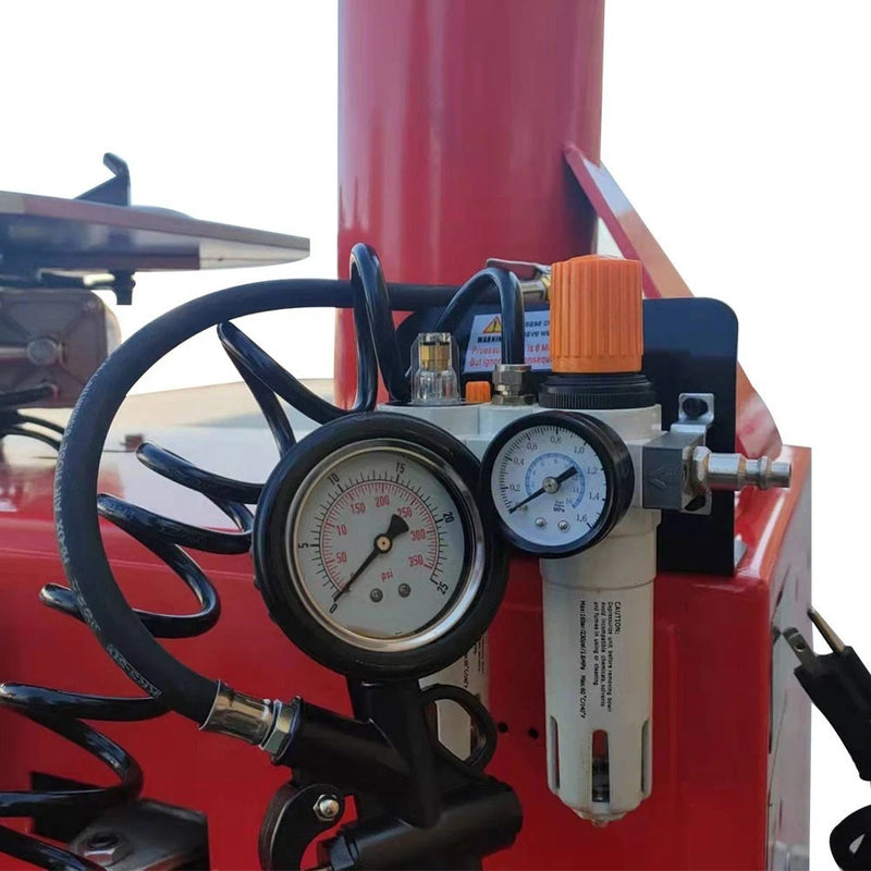 12"-24" & 2 HP Tire Changer Wheel Changer for Skid Steer with Rim Clamping Capacity | AGT-TC24