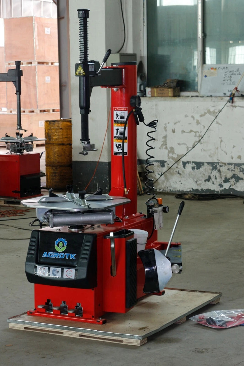 12"-24" & 2 HP Tire Changer Wheel Changer for Skid Steer with Rim Clamping Capacity | AGT-TC24