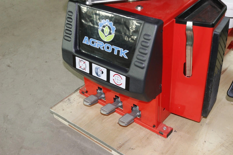 12"-24" & 2 HP Tire Changer Wheel Changer for Skid Steer with Rim Clamping Capacity | AGT-TC24