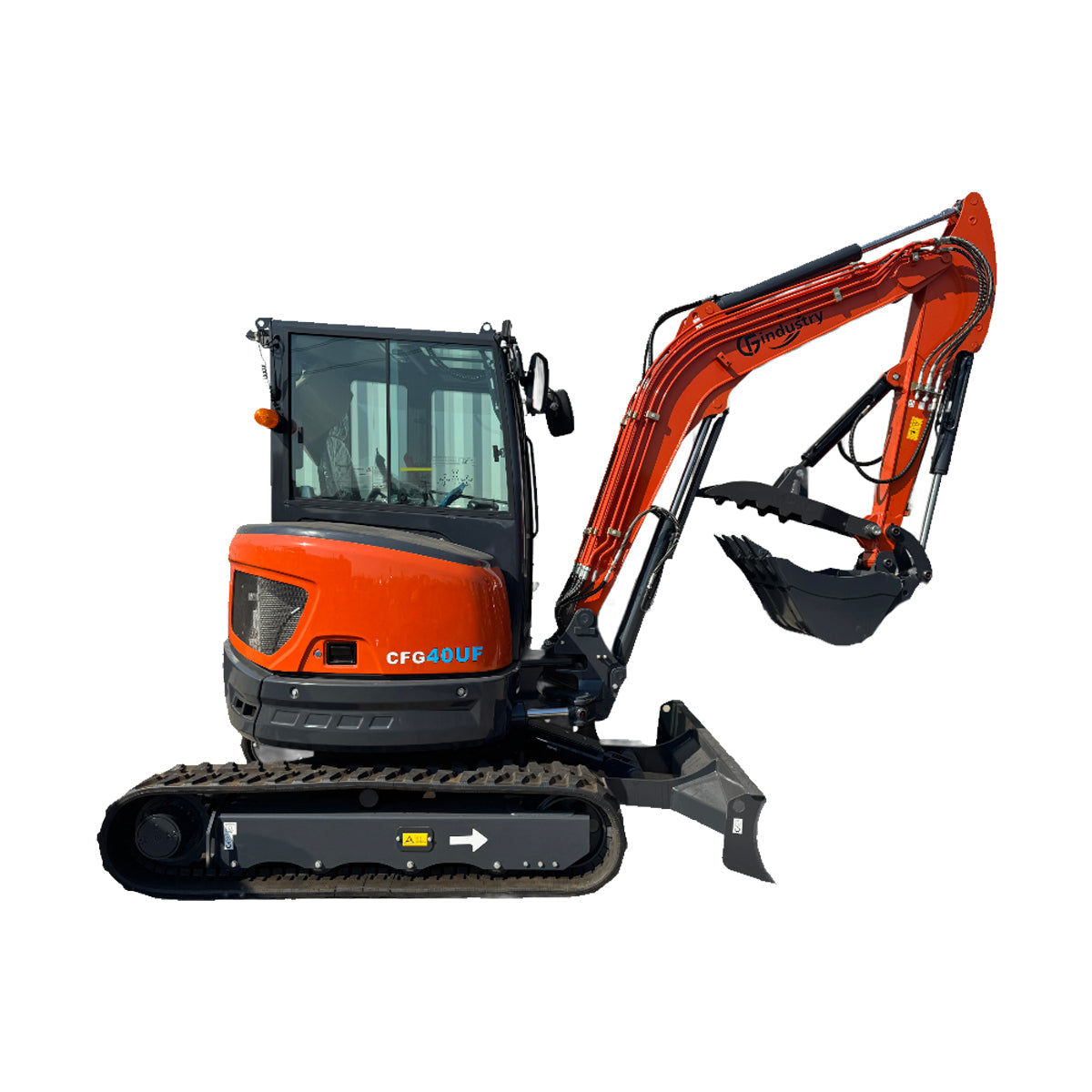 CFG-40UF | 4 Ton, Kubota Diesel Engine Mini Excavator w/ Hydraulic Thumb & A/C