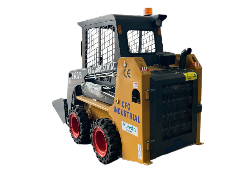 1.4 Ton, Open Operator Wheel Skid Steer Loader | JK35