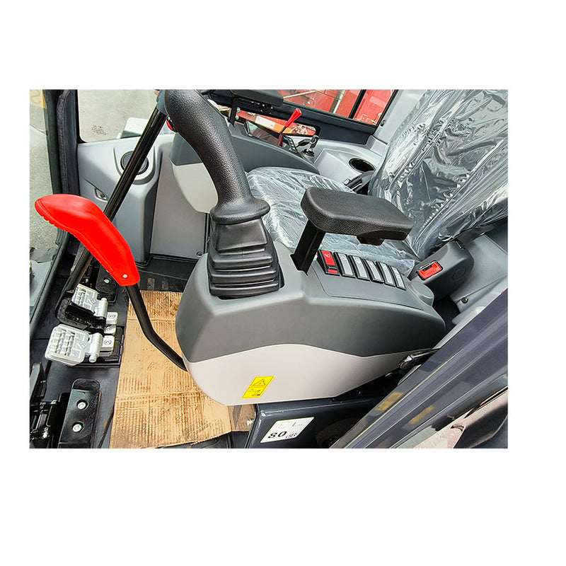 CFG 2.8 Ton Mini Excavator w/ Kubota D1105 20.6HP Diesel Engine, 102" Dig Depth, Enclosed Cab & Pilot Control | CFG35UF