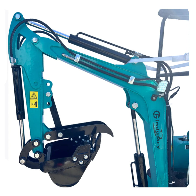CFG 1 Ton Mini Excavator w/ R420D 11.5HP Engine, 65" Dig Depth, Pilot Control & LED Light | AGT-H15R