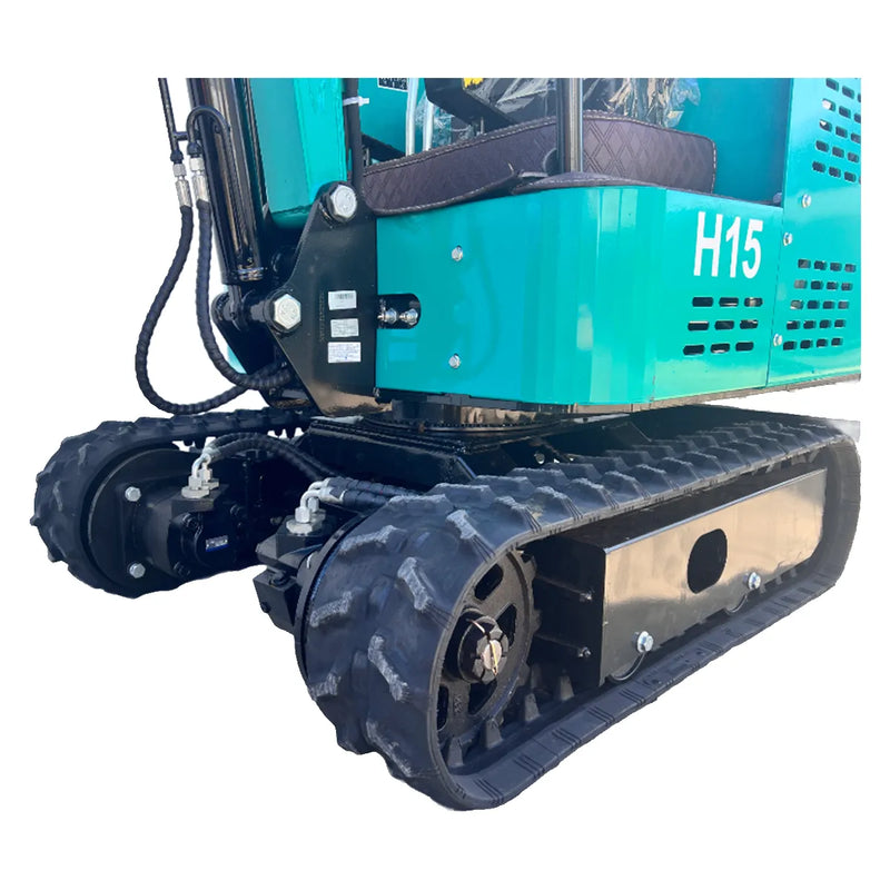 CFG 1 Ton Mini Excavator w/ R420D 11.5HP Engine, 65" Dig Depth, Pilot Control & LED Light | AGT-H15R
