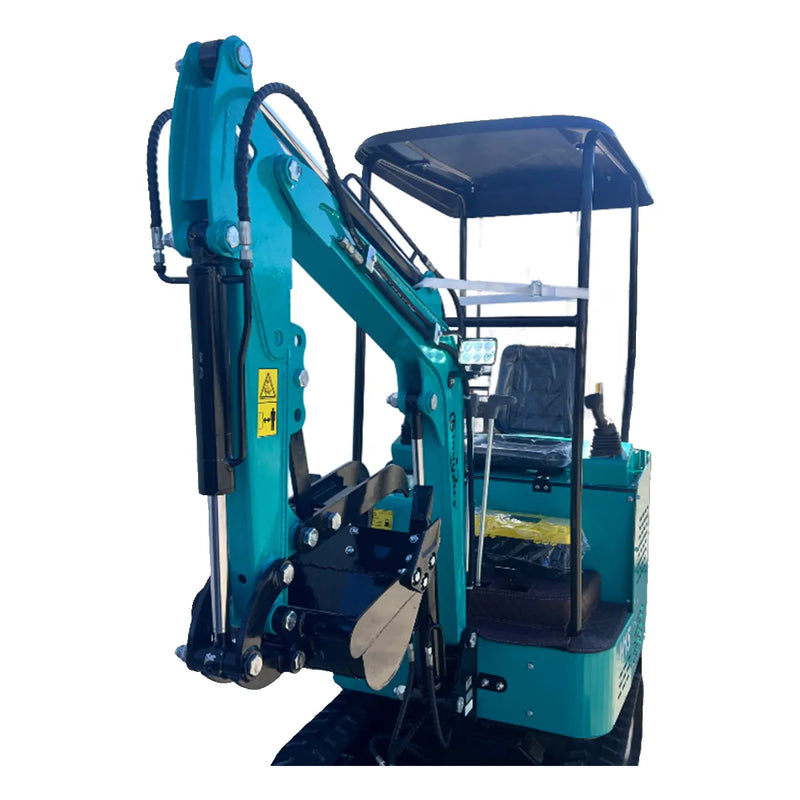 CFG 1 Ton Mini Excavator w/ R420D 11.5HP Engine, 65" Dig Depth, Pilot Control & LED Light | AGT-H15R