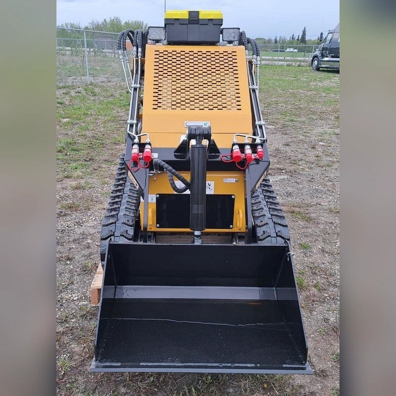 AGT 1 Ton Mini Tracked Skid Steer Loader w/ Rato R740D 23HP Engine, 485 lbs Lifting Capacity, Triple Pump | CRT23