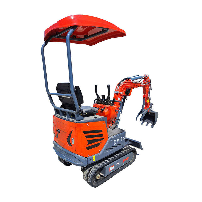 1.4 Ton Mini Excavator, Gasoline Engine (B&S), Gas w/ Upgraded Hydraulic System | AGT-DY14
