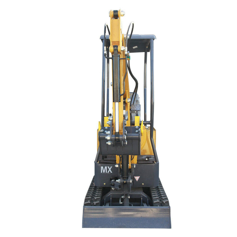AGT 1 Ton Mini Excavator w/ B&S XR2100 13.5HP Engine, 66" Dig Depth, Swing Boom & Hydraulic Thumb | AGT-DM12-C