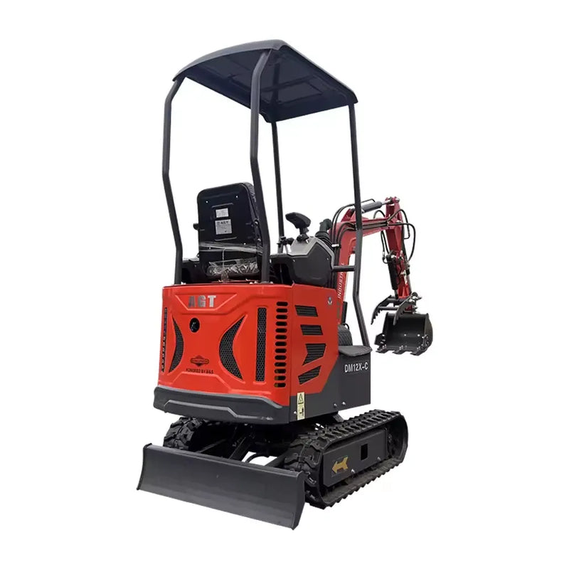 AGT 1.1 Ton Mini Excavator w/ R420D 13.3HP EFI Engine, 69" Dig Depth, 2-Speed & Pilot Control | DM12X-PLUS