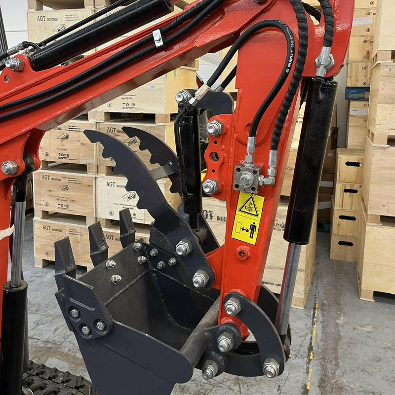 AGT 1.1 Ton Mini Excavator w/ R420D 13.3HP EFI Engine, 69" Dig Depth, 2-Speed & Pilot Control | DM12X-PLUS