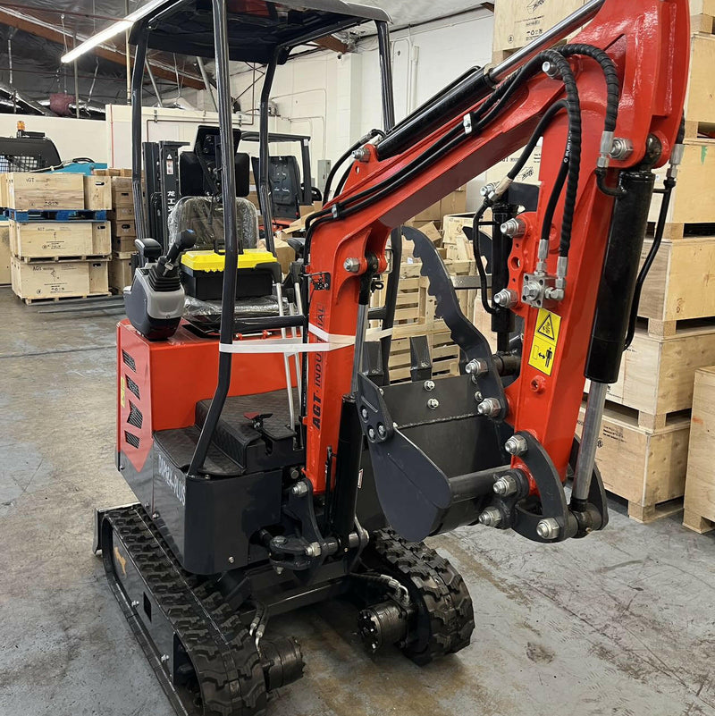 AGT 1.1 Ton Mini Excavator w/ R420D 13.3HP EFI Engine, 69" Dig Depth, 2-Speed & Pilot Control | DM12X-PLUS