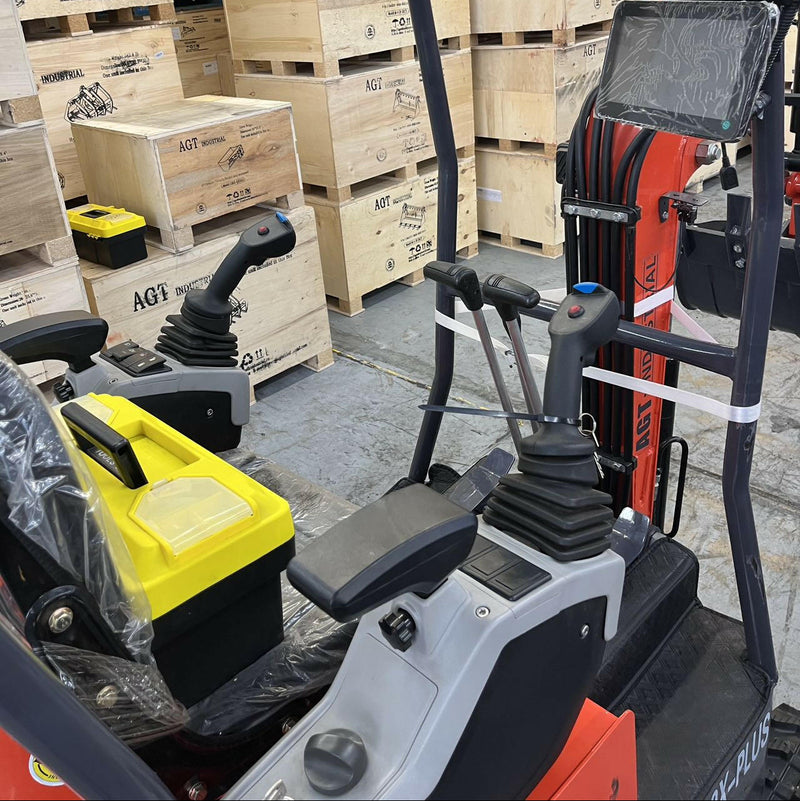 AGT 1.1 Ton Mini Excavator w/ R420D 13.3HP EFI Engine, 69" Dig Depth, 2-Speed & Pilot Control | DM12X-PLUS