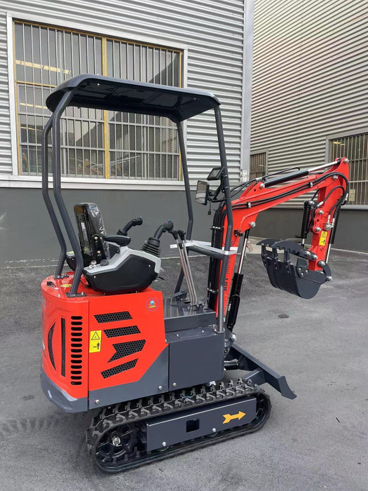 2024 Updated Model 1 Ton Mini Small Excavator, With Hydraulic Thumb and Pilot System ,Dual Display and Swing Boom For Sale | AGT-DM12X-PLUS