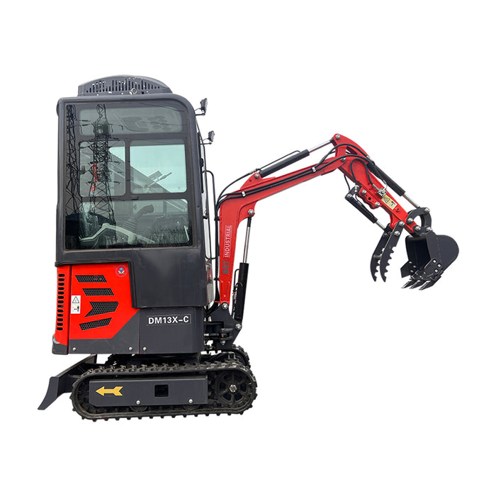 2024 Latest Product 13.5 HP B&S 1 Ton Mini Small Excavator, With Hydraulic Thumb and Pilot System ,With Air Conditioning For Sale | AGT-DM13X-C