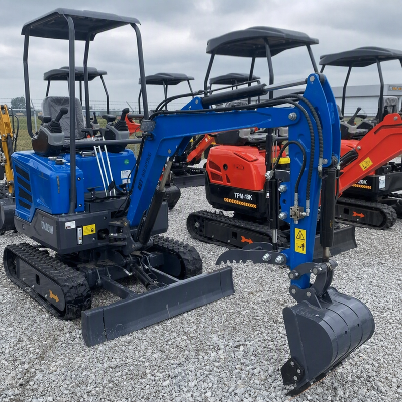 2 Ton Mini Excavator Yanmar Diesel Retractable Tracks & Pilot Control | DM20YM
