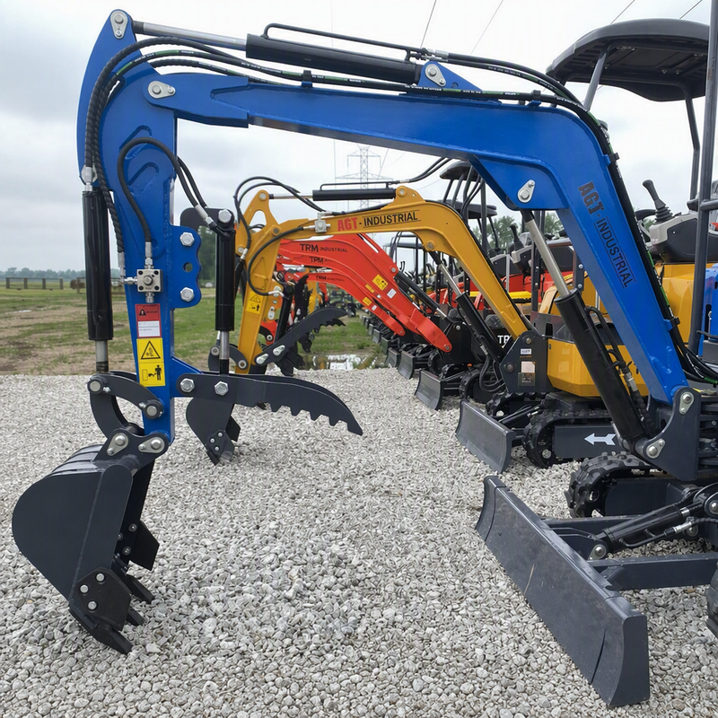 2 Ton Mini Excavator Yanmar Diesel Retractable Tracks & Pilot Control | DM20YM