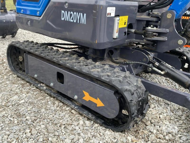 2 Ton Mini Excavator Yanmar Diesel Engine Retractable Tracks & Pilot Control | DM20YM