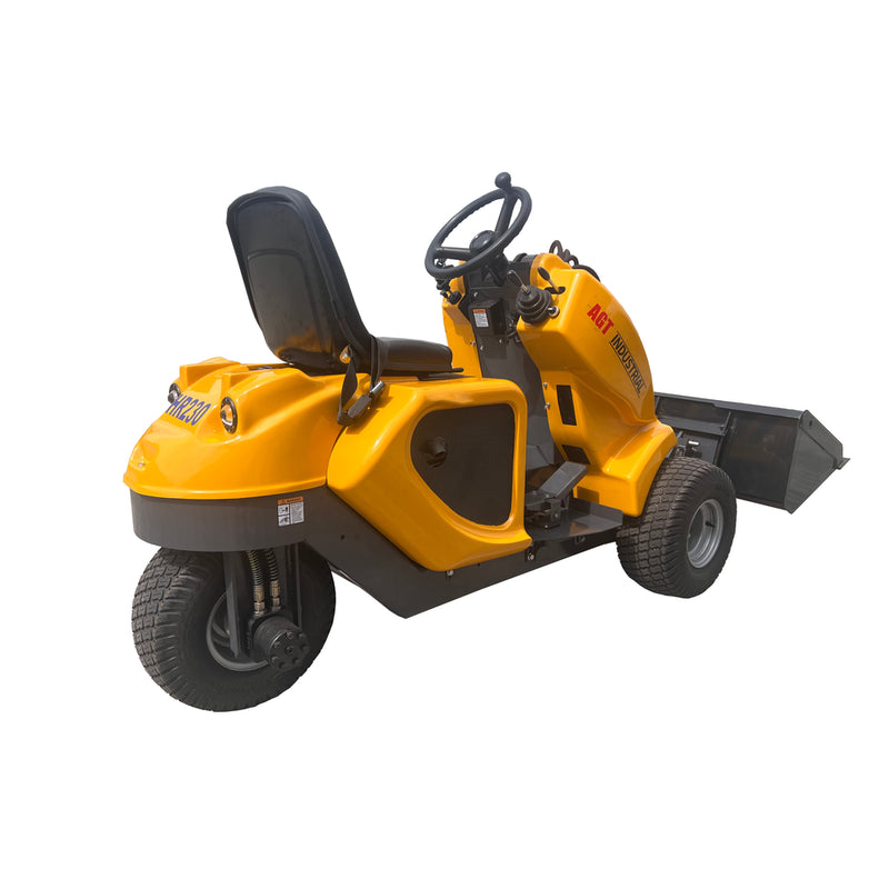 AGT 0.5 Ton Mini Wheeled Loader w/ Rato R740D 23HP Gasoline Engine, 440 lbs Lifting Capacity | HR230