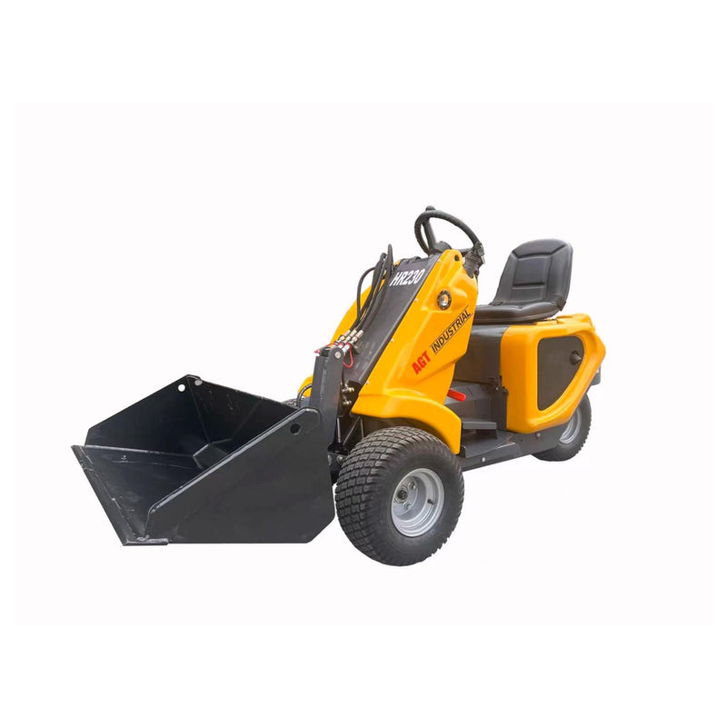 AGT 0.5 Ton Mini Wheeled Loader w/ Rato R740D 23HP Gasoline Engine, 440 lbs Lifting Capacity | HR230