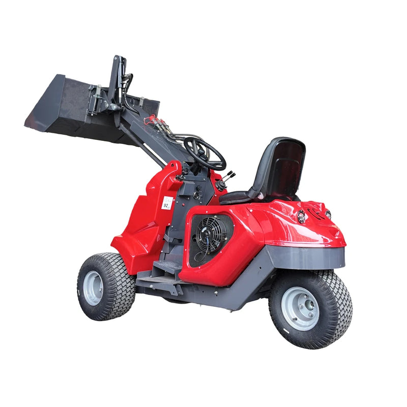 AGT 0.5 Ton Mini Wheeled Loader w/ Rato R740D 23HP Gasoline Engine, 440 lbs Lifting Capacity | HR230-E