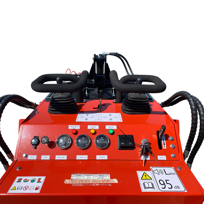 2023 New Mini Skid Steer Track Loader 23HP Gas EPA RATO Engine Electric Start | CFG-LRT23